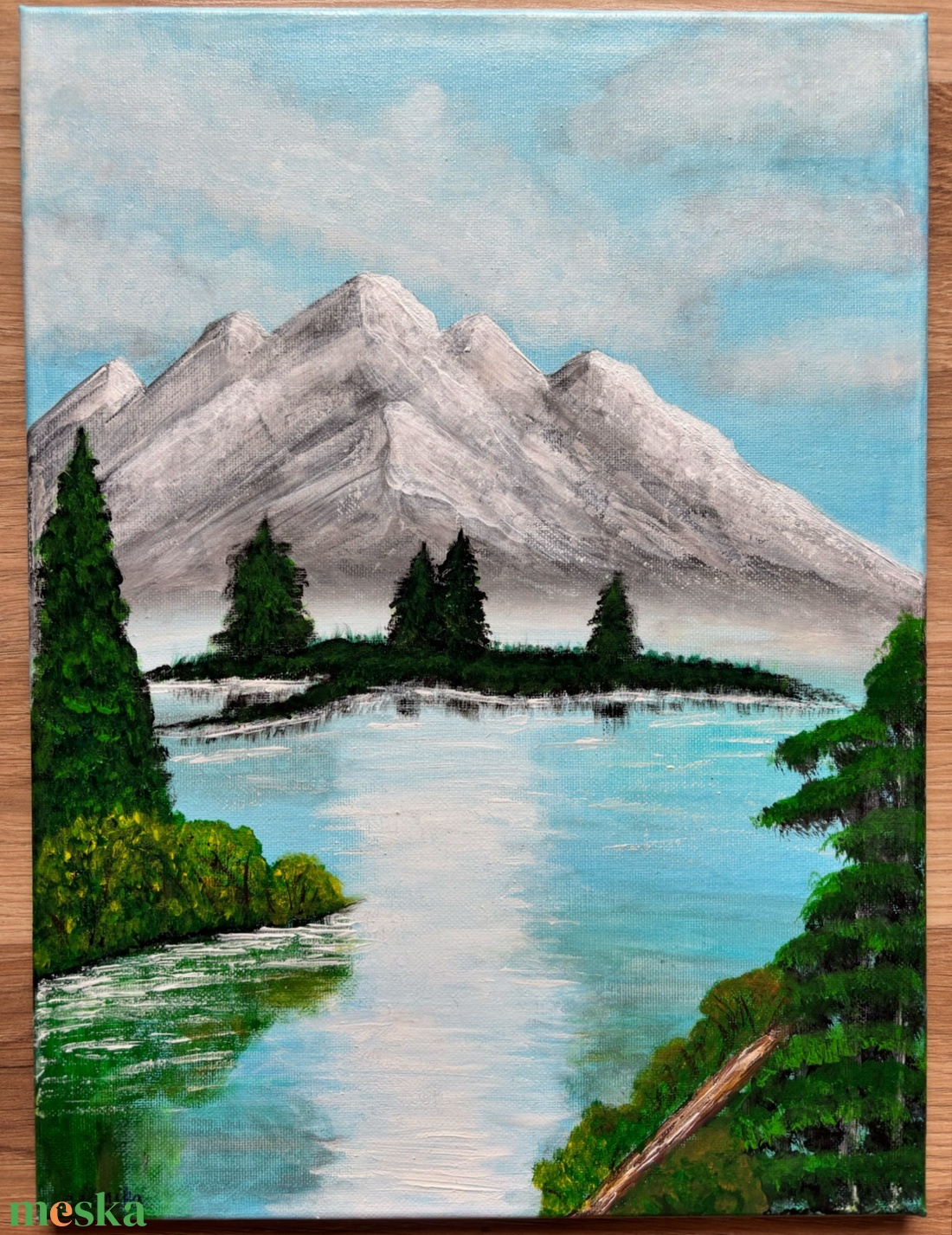 Are you facing the right direction? - művészet - festmény - akril - Meska.hu