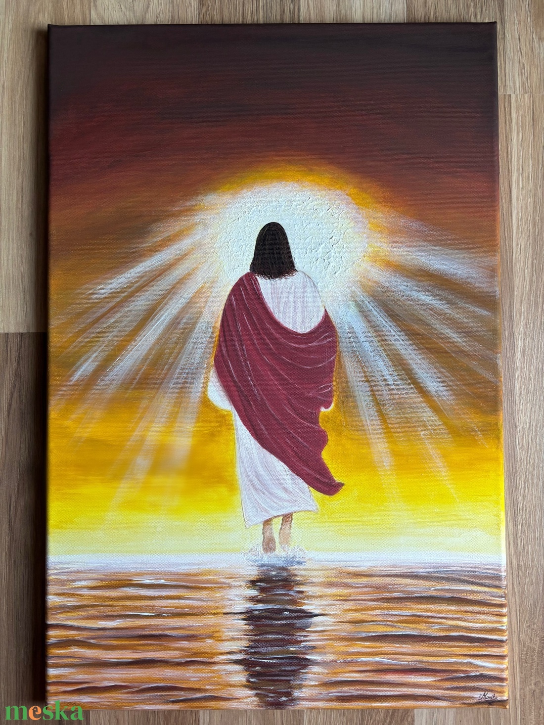 Jesus Walks - művészet - festmény - akril - Meska.hu