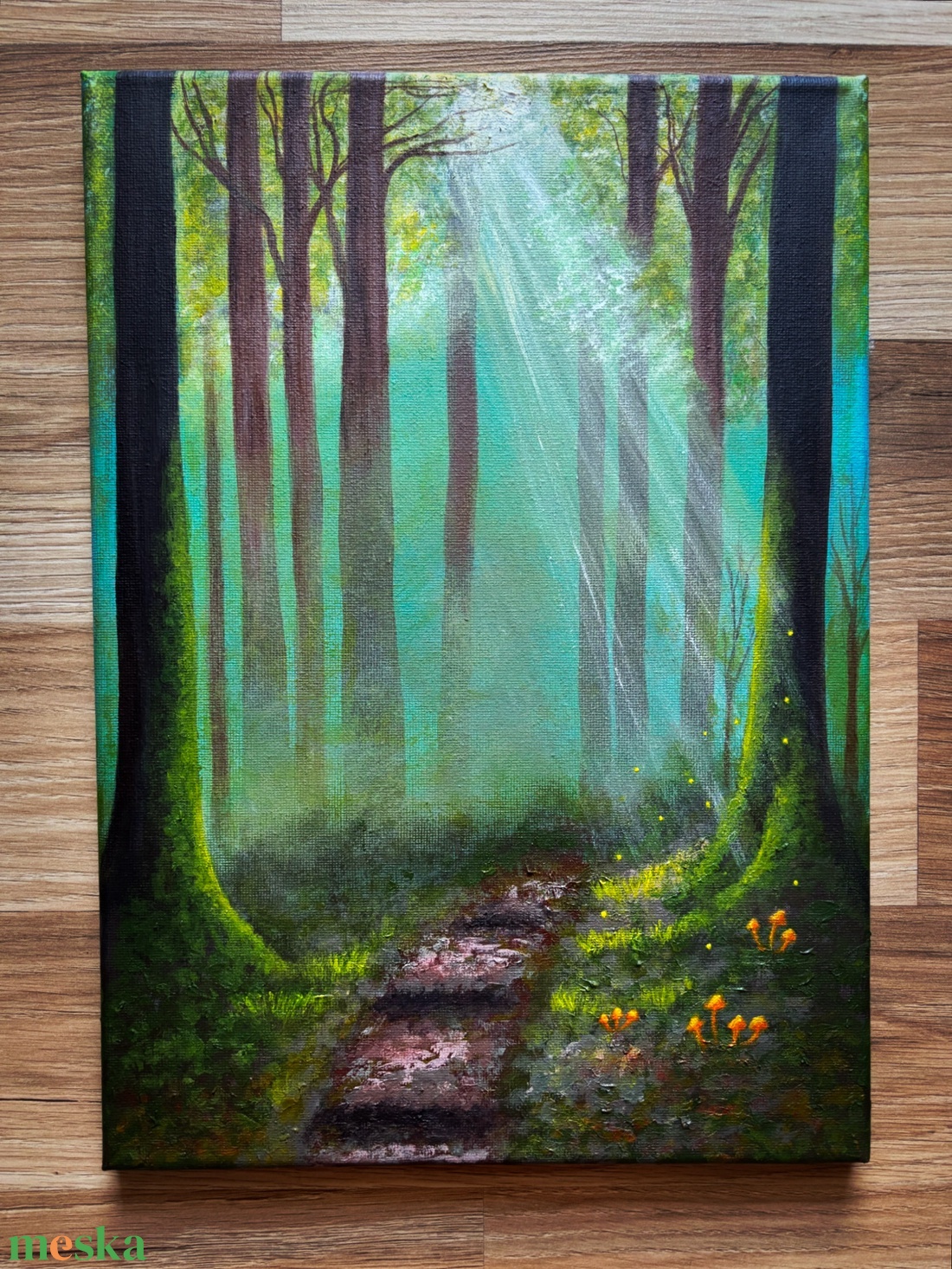 Enchanted Forest - művészet - festmény - akril - Meska.hu