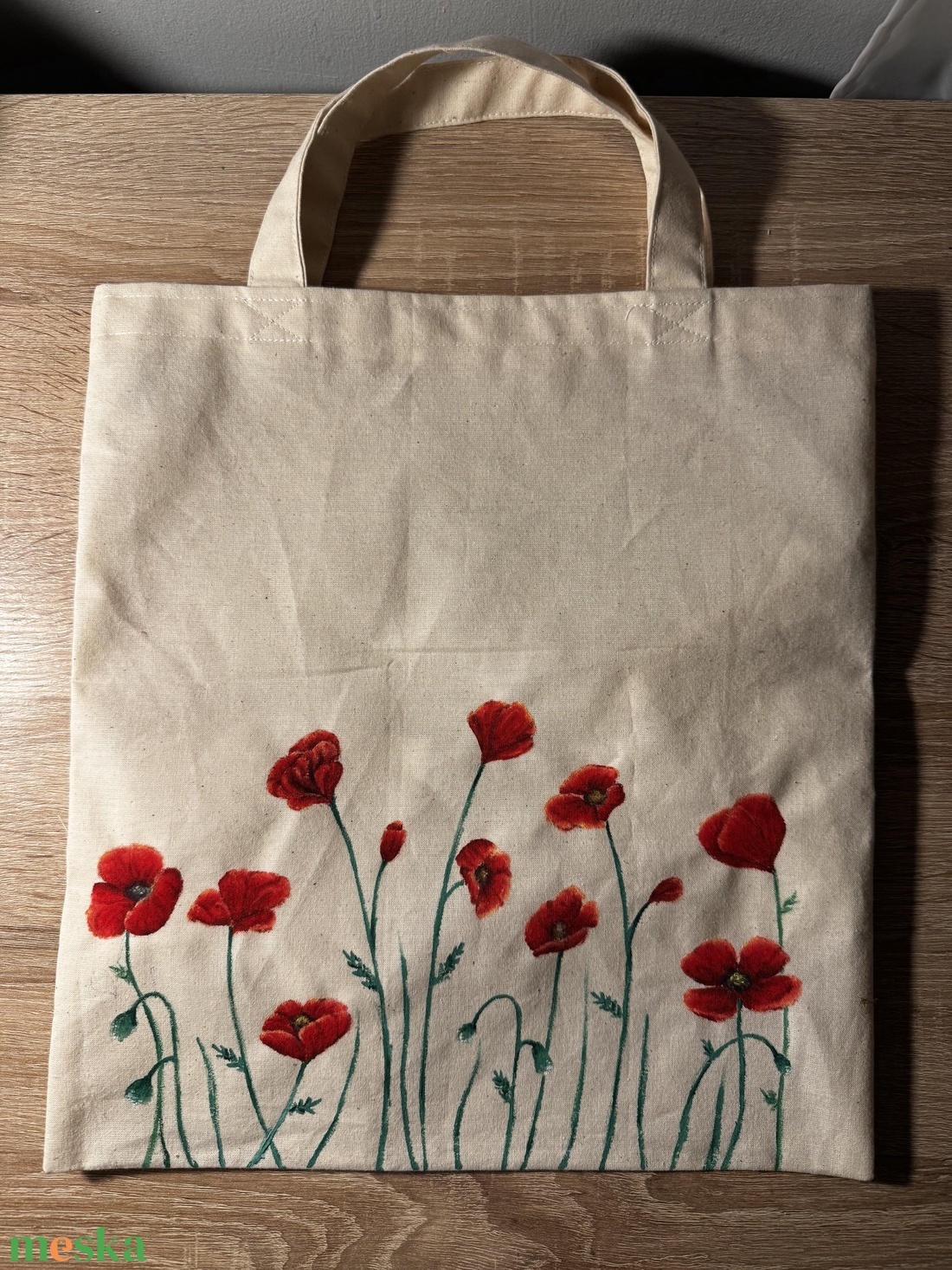 Festett (egyedi kép) mintás vászonszatyor - táska & tok - bevásárlás & shopper táska - shopper, textiltáska, szatyor - Meska.hu