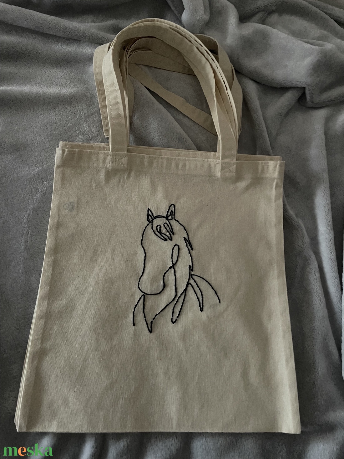 Lovas mintás hímzett vászontáska - táska & tok - bevásárlás & shopper táska - shopper, textiltáska, szatyor - Meska.hu Lovas mintás hímzett vászontáska - táska & tok - bevásárlás & shopper táska - shopper, textiltáska, szatyor - Meska.hu