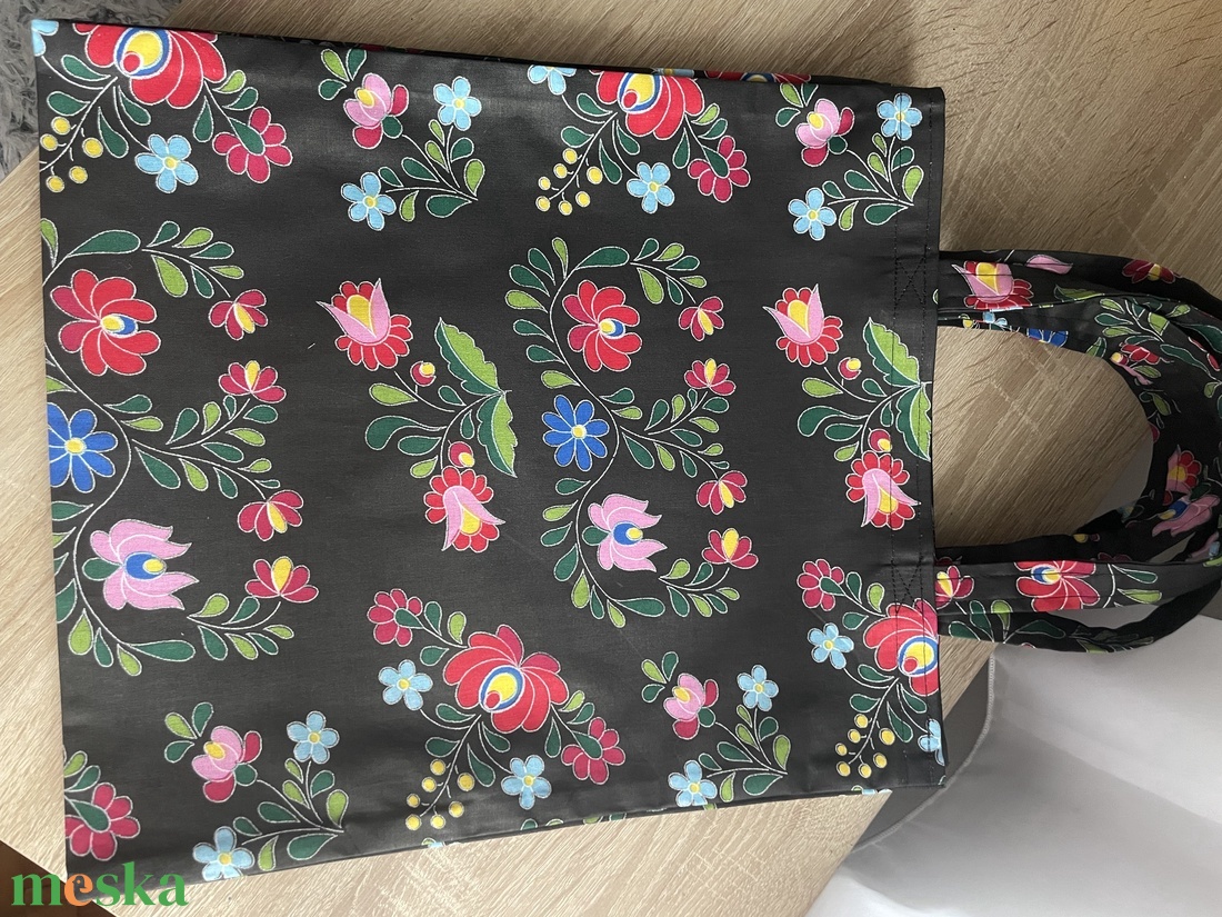 Matyómintás vászonszatyor -fekete - táska & tok - bevásárlás & shopper táska - shopper, textiltáska, szatyor - Meska.hu Matyómintás vászonszatyor -fekete - táska & tok - bevásárlás & shopper táska - shopper, textiltáska, szatyor - Meska.hu