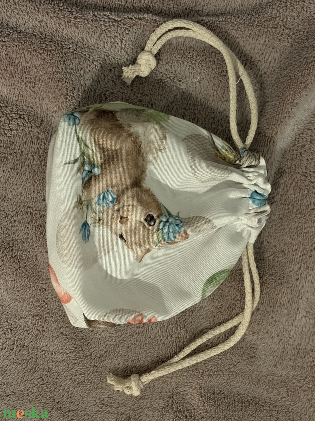 Húsvéti mintás szütyő - ünnepi díszek, dekorációk - húsvéti díszek és dekorációk - húsvéti ajándékátadó - Meska.hu