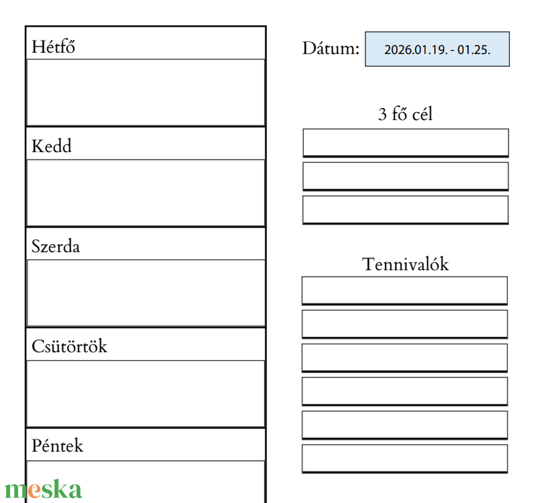 Alap tervezőcsomag - 2026 - művészet - grafika & illusztráció - digitális - Meska.hu