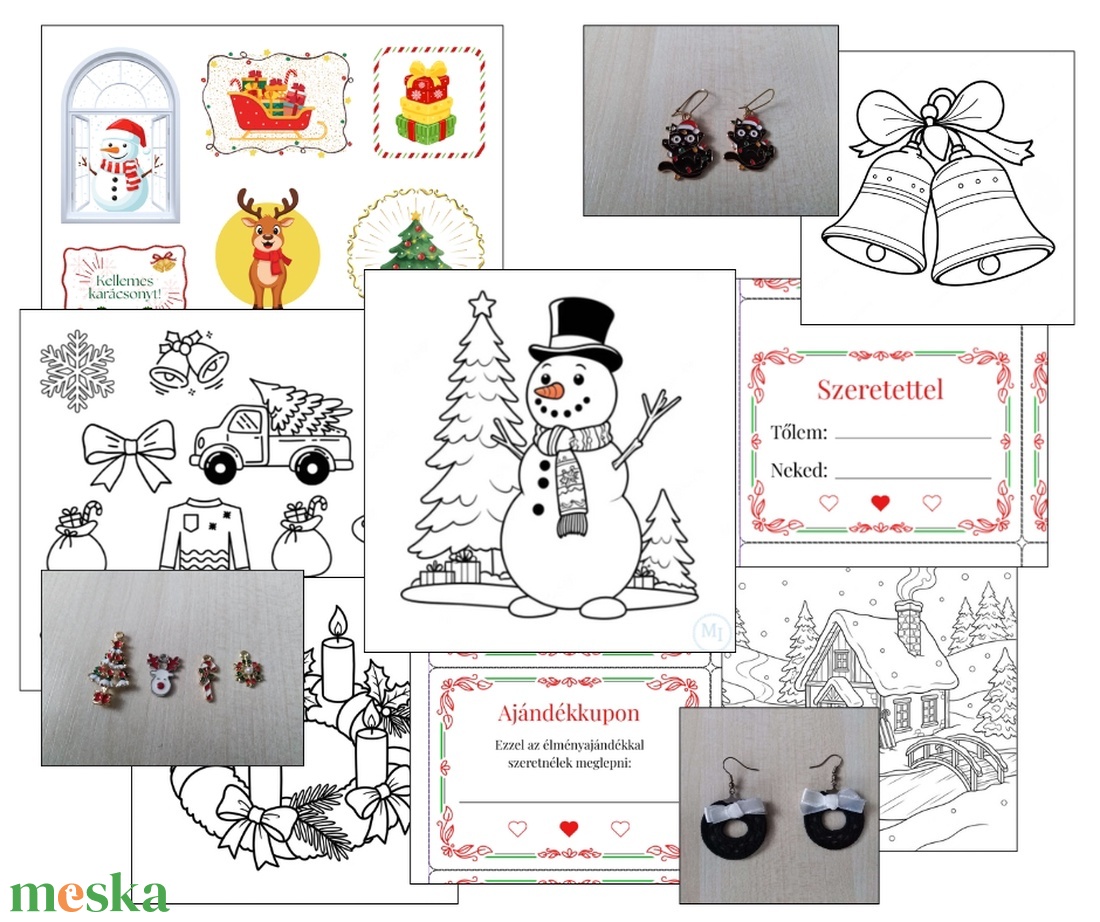 Télapó csomag - művészet - grafika & illusztráció - digitális - Meska.hu