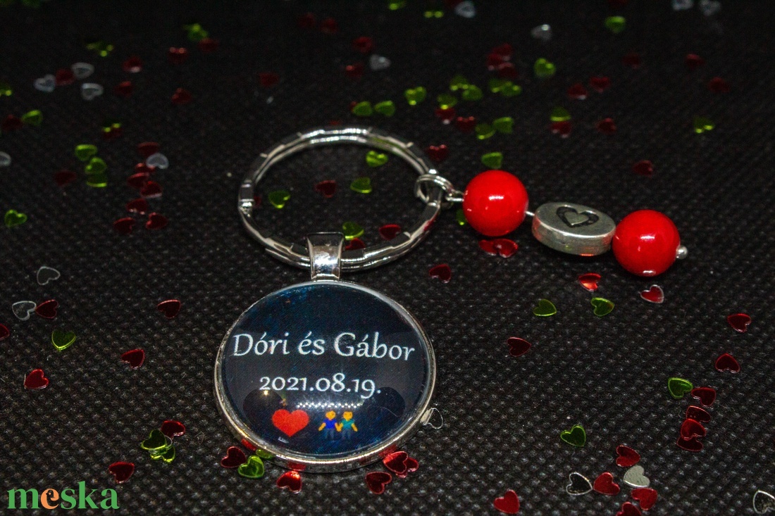 Kulcstartó fontos  dátumaitokkal - táska & tok - kulcstartó & táskadísz - kulcstartó - Meska.hu