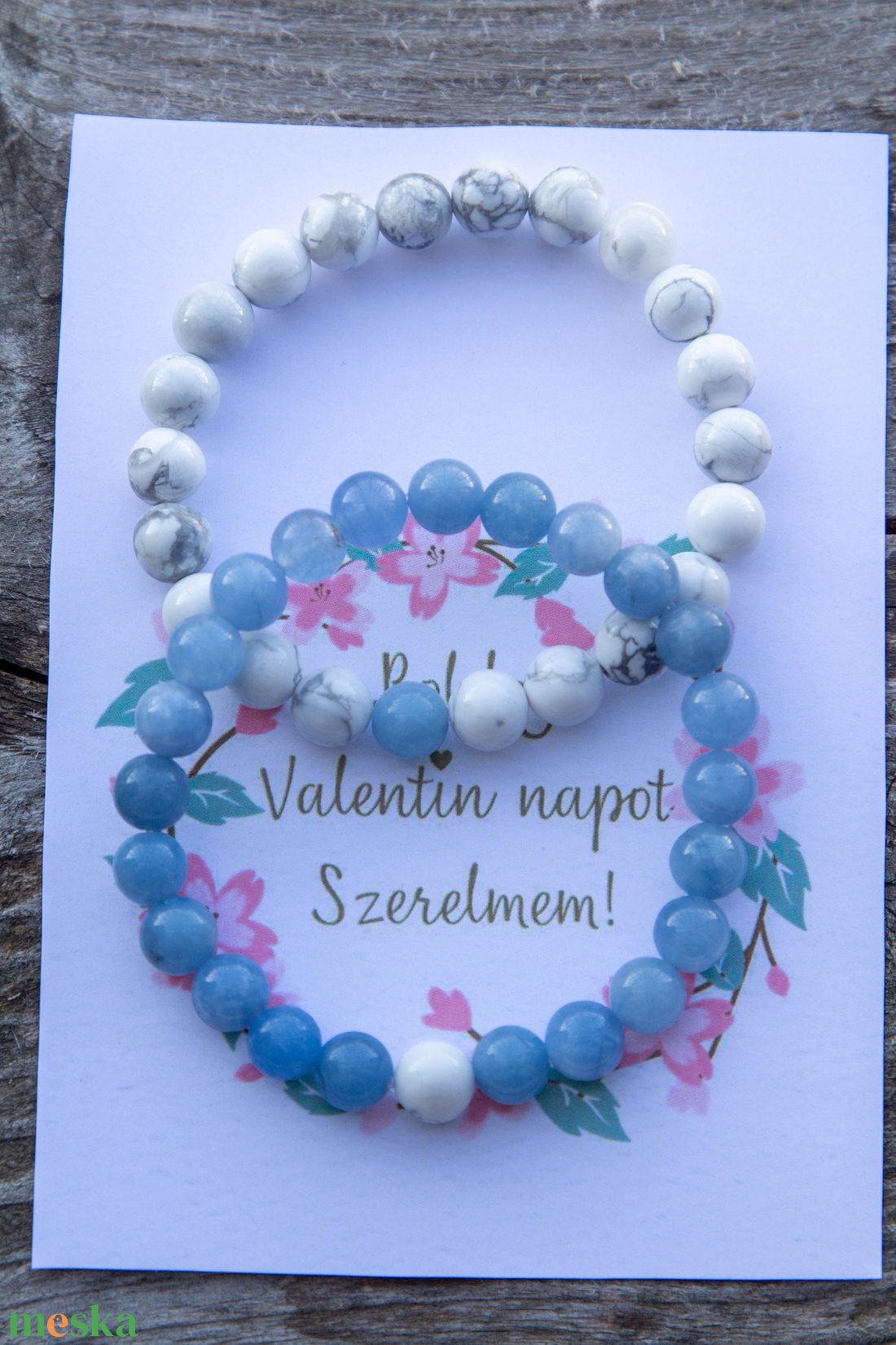 Páros karkötő - ékszer - karkötő - gyöngyös karkötő - Meska.hu