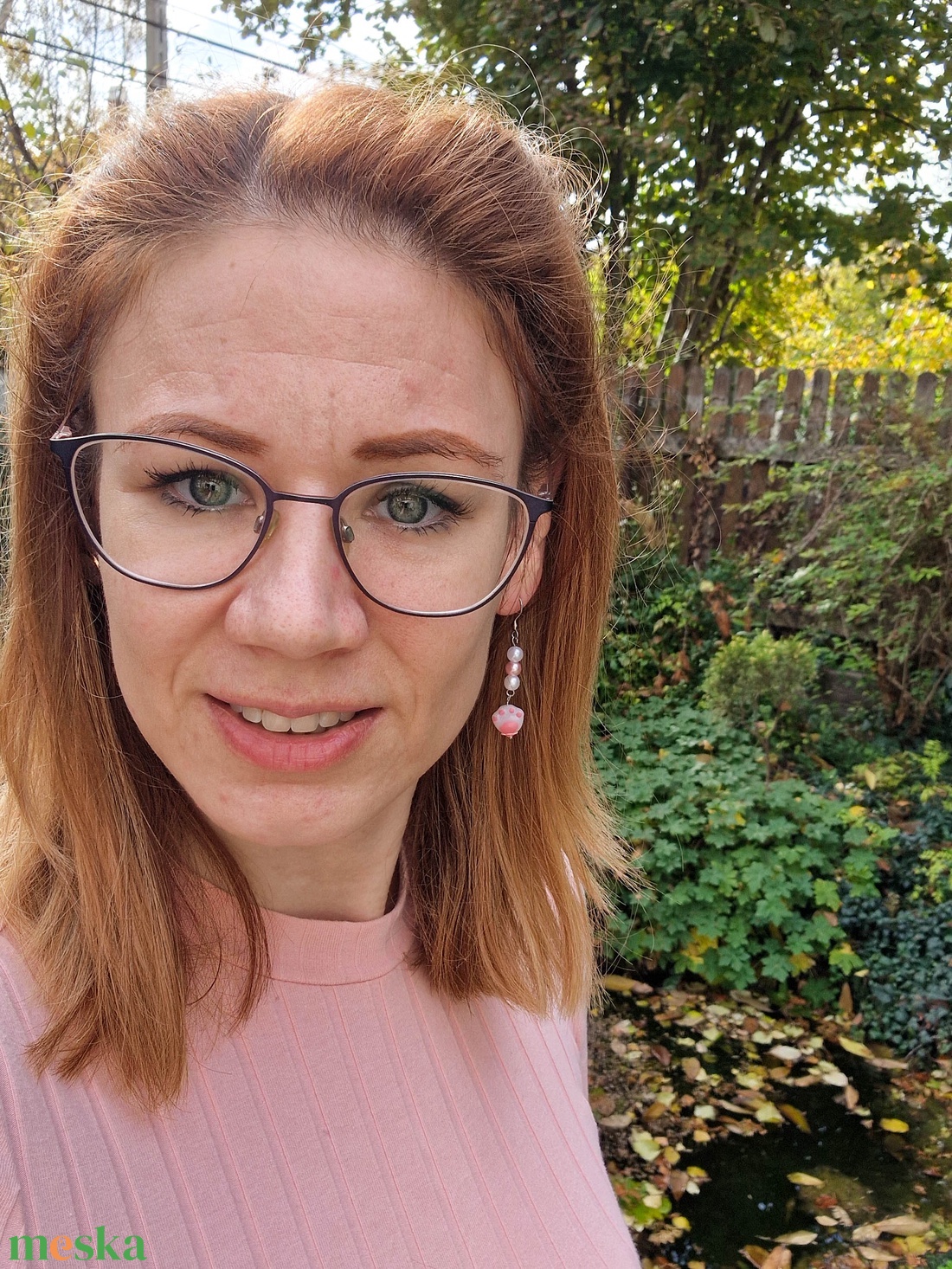 Tappancsos fülbevaló - ékszer - fülbevaló - lógó fülbevaló - Meska.hu