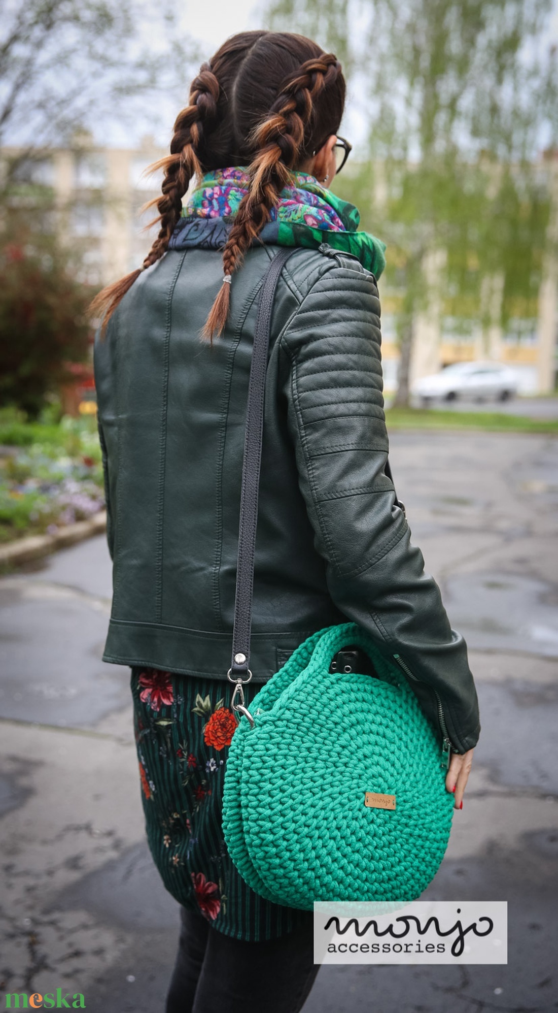 Francesca horgolt kézi- és crossbody táska - táska & tok - kézitáska & válltáska - vállon átvethető táska - Meska.hu