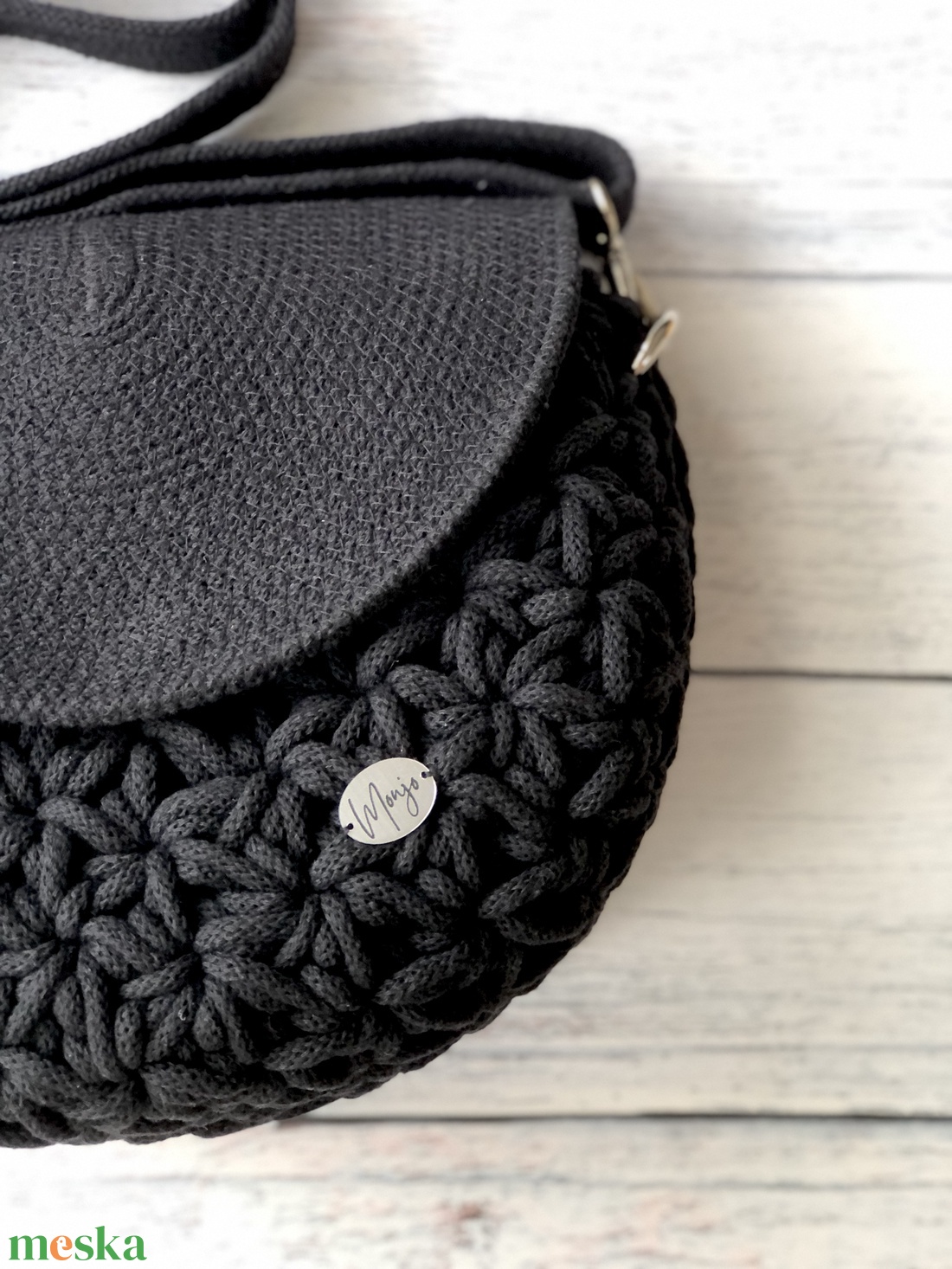 'Jolanda' horgolt kézi- és crossbody táska - táska & tok - kézitáska & válltáska - vállon átvethető táska - Meska.hu