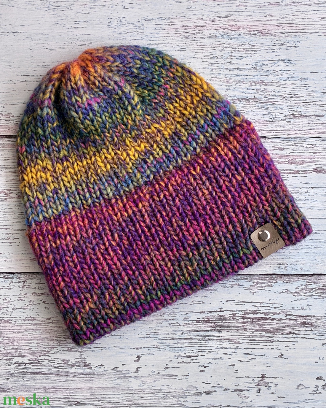 Colors For You kötött sapka - ruha & divat - sál, sapka, kendő - sapka - Meska.hu