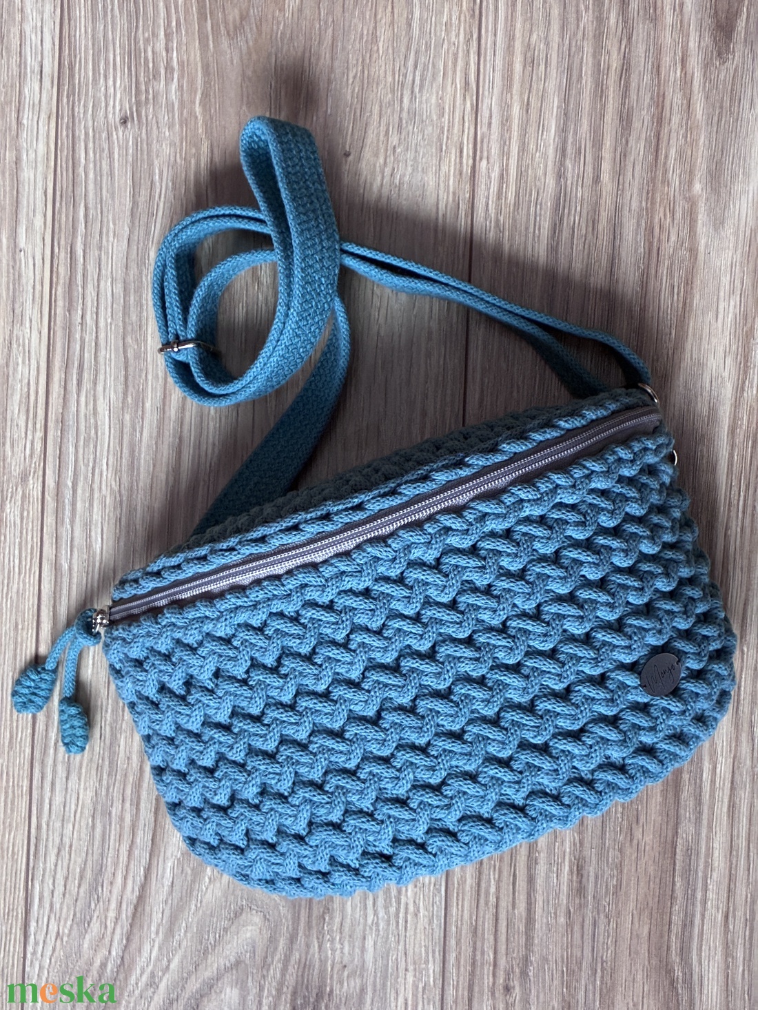 'Aurora' horgolt övtáska - táska & tok - övtáska - Meska.hu