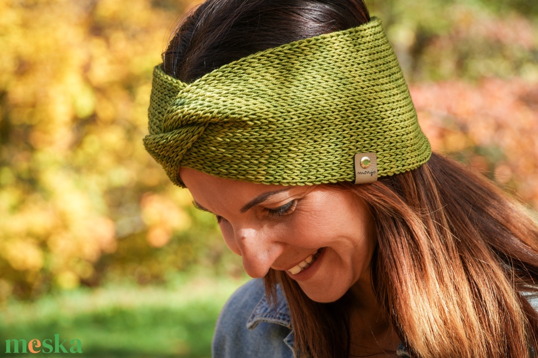 CoolWool kötött fejpánt - ruha & divat - sál, sapka, kendő - fejpánt - Meska.hu