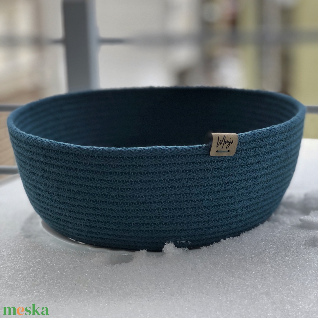 'Greta' varrott tároló - otthon & életmód - tárolás & rendszerezés - tárolókosár - Meska.hu