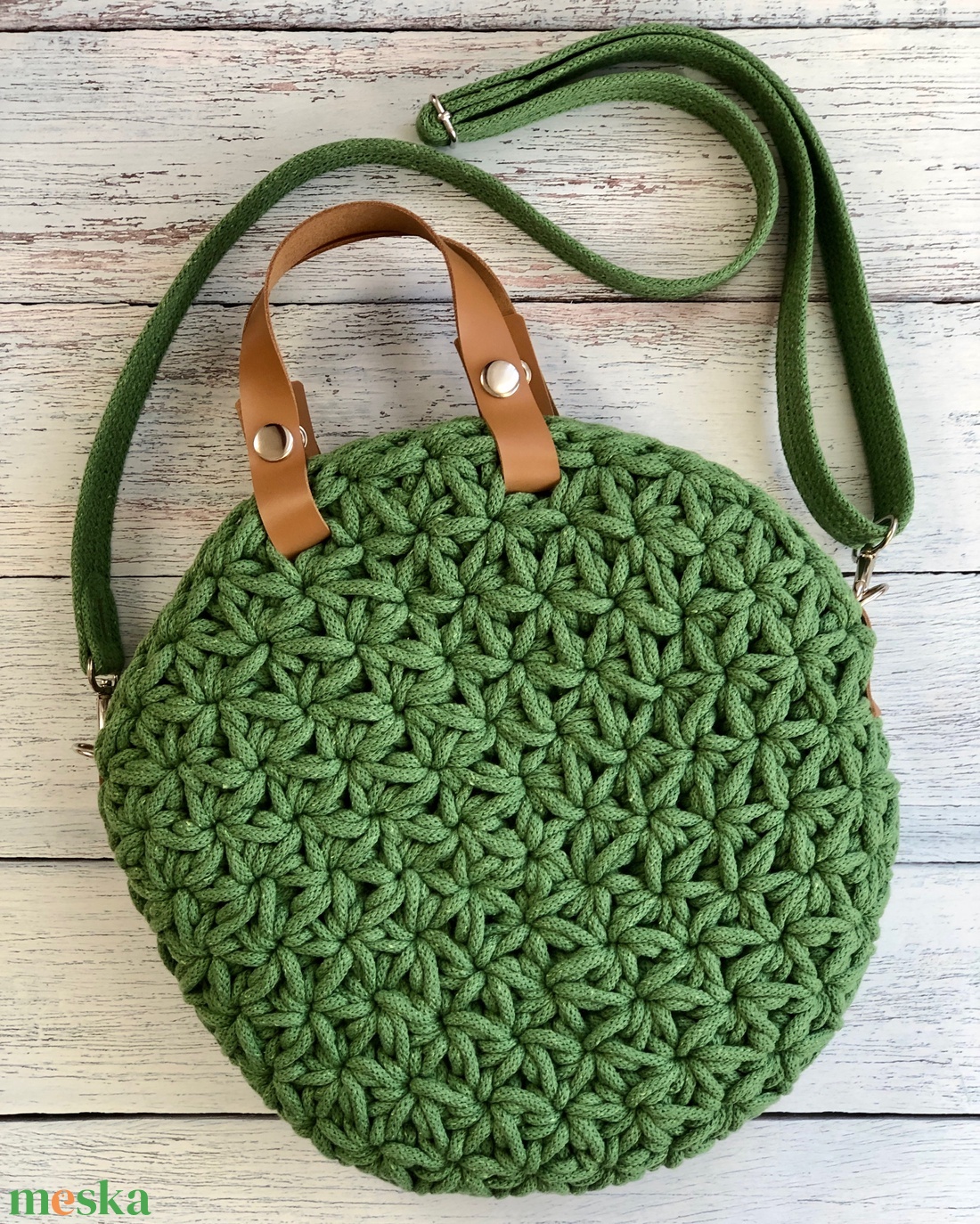 'Bella' horgolt kézi- és crossbody táska - táska & tok - kézitáska & válltáska - vállon átvethető táska - Meska.hu