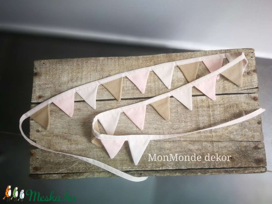 Mini Zászló füzér dekoráció -  - Meska.hu