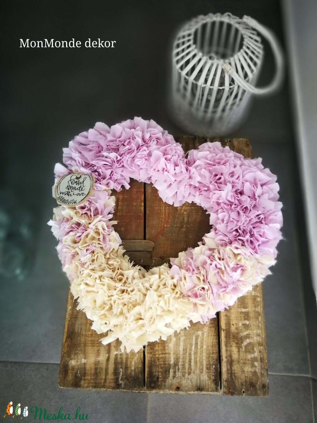 Színátmenetes szív dekoráció -  - Meska.hu