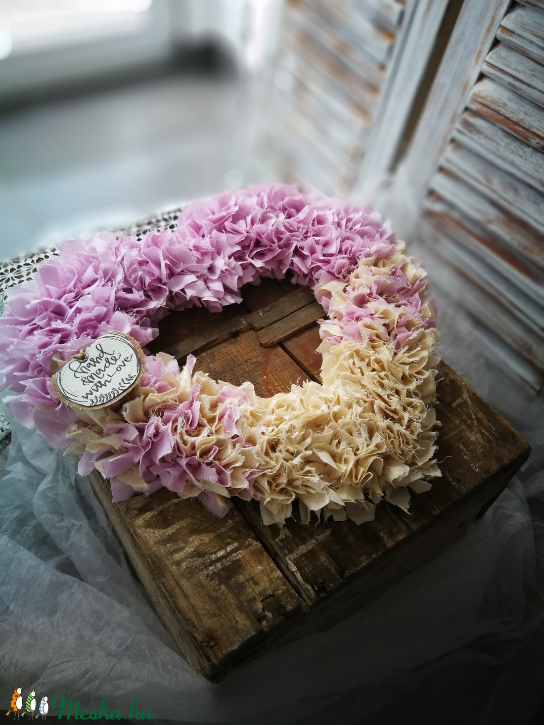 Színátmenetes szív dekoráció -  - Meska.hu