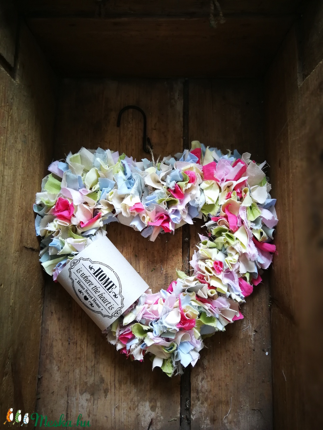 Tavaszi frissesség szív dekoráció  - otthon & életmód - dekoráció - Meska.hu