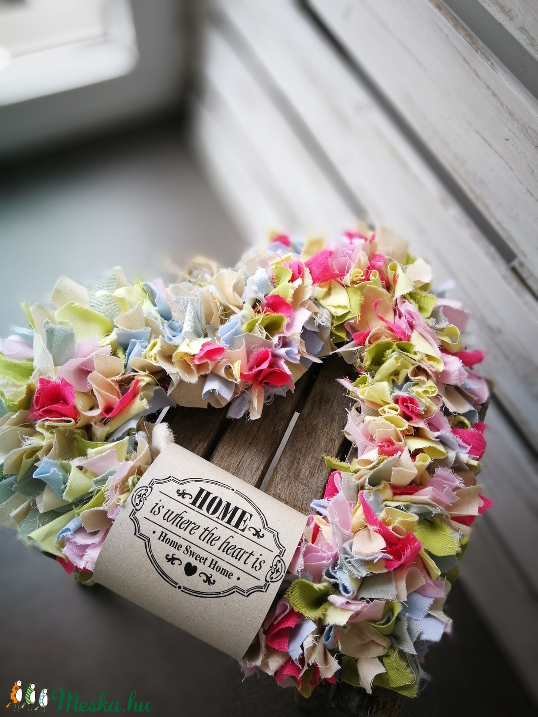 Tavaszi frissesség szív dekoráció  - otthon & életmód - dekoráció - Meska.hu