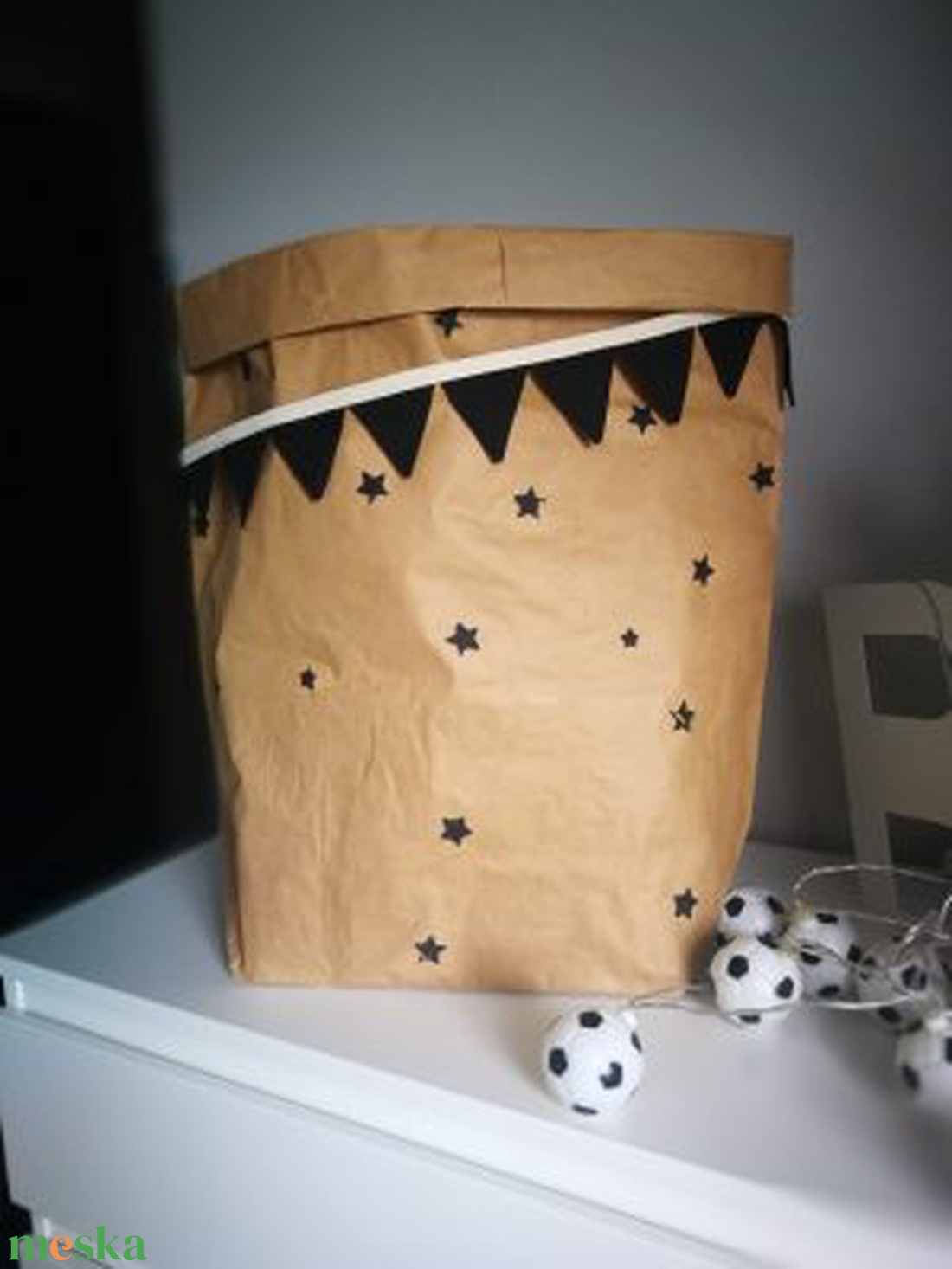 Zászlófüzér, Textil Girland Dekoráció, Babaszoba Dekor, Mini Háromszög Zászló - otthon & életmód - dekoráció - fali és függő dekoráció - álomfogó - Meska.hu