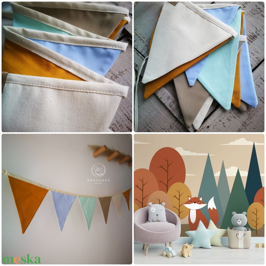 Zászlófüzér, Textil Girland Dekoráció, Babaszoba Dekor, Háromszög Zászló - otthon & életmód - dekoráció - fali és függő dekoráció - függődísz - Meska.hu Zászlófüzér, Textil Girland Dekoráció, Babaszoba Dekor, Háromszög Zászló - otthon & életmód - dekoráció - fali és függő dekoráció - függődísz - Meska.hu