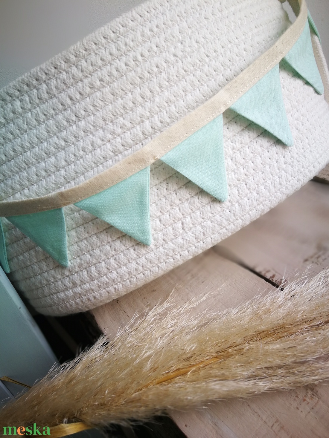 Zászlófüzér, Textil Girland Dekoráció, Babaszoba Dekor, MINI Háromszög Zászló - otthon & életmód - dekoráció - fali és függő dekoráció - álomfogó - Meska.hu Zászlófüzér, Textil Girland Dekoráció, Babaszoba Dekor, MINI Háromszög Zászló - otthon & életmód - dekoráció - fali és függő dekoráció - álomfogó - Meska.hu