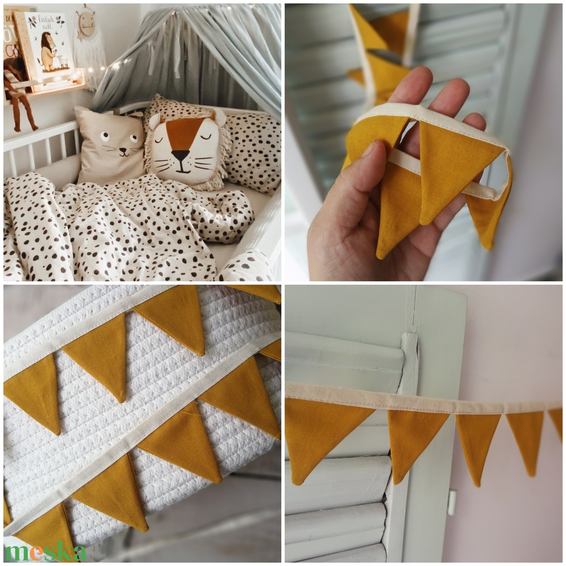 Zászlófüzér, Textil Girland Dekoráció, Babaszoba Dekor, Mini Háromszög Zászló - otthon & életmód - dekoráció - fali és függő dekoráció - girland, zászlófűzér - Meska.hu Zászlófüzér, Textil Girland Dekoráció, Babaszoba Dekor, Mini Háromszög Zászló - otthon & életmód - dekoráció - fali és függő dekoráció - girland, zászlófűzér - Meska.hu