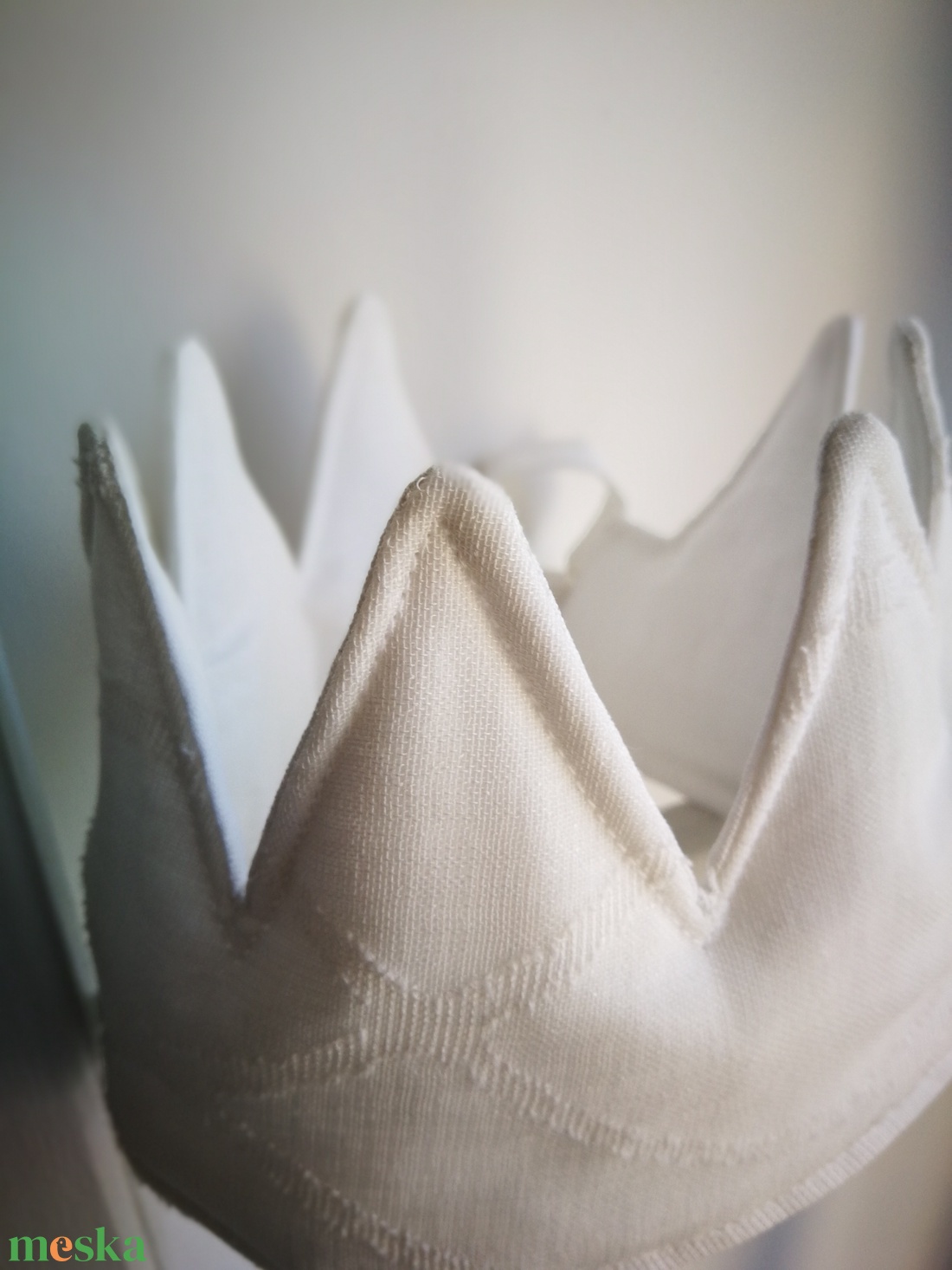 Textil korona, fejdísz - hófehér - játék & sport - szerepjáték - Meska.hu Textil korona, fejdísz - hófehér - játék & sport - szerepjáték - Meska.hu