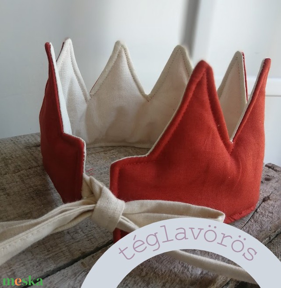 Textil korona, fejdísz - téglavörös - játék & sport - szerepjáték - Meska.hu Textil korona, fejdísz - téglavörös - játék & sport - szerepjáték - Meska.hu