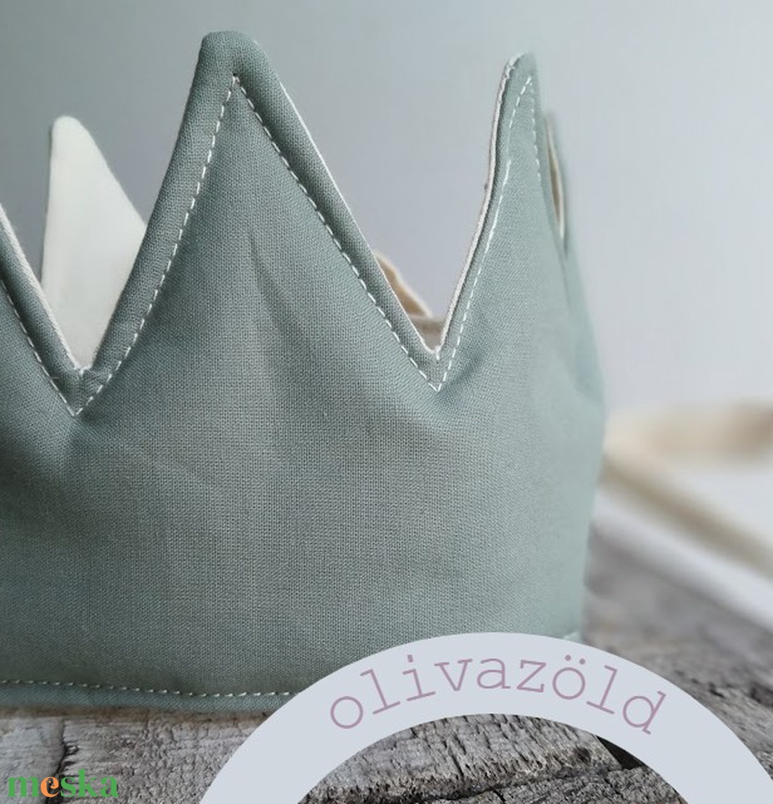 Textil korona, fejdísz - olivazöld - játék & sport - szerepjáték - Meska.hu Textil korona, fejdísz - olivazöld - játék & sport - szerepjáték - Meska.hu