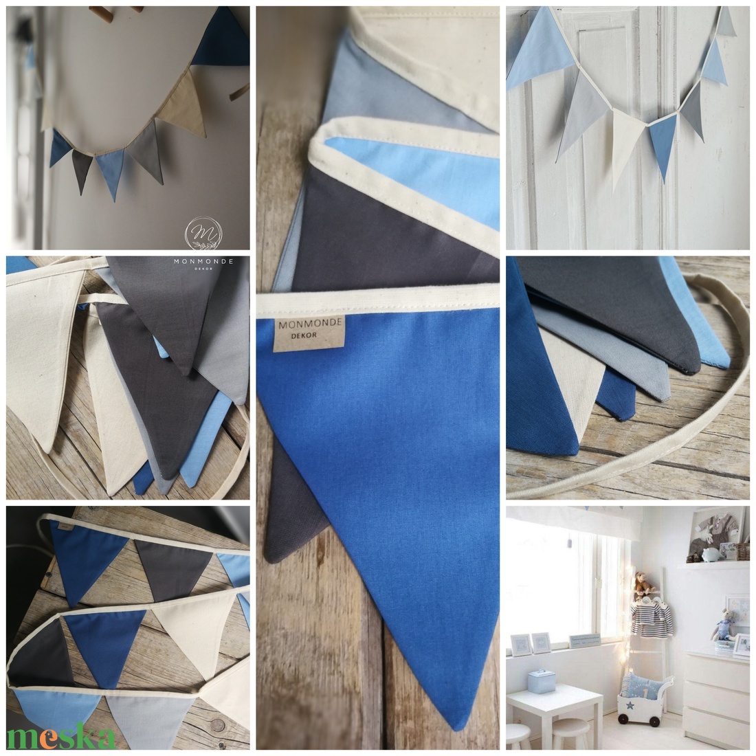 Zászlófüzér, Textil Girland Dekoráció, Babaszoba Dekor, Háromszög Zászló - otthon & életmód - dekoráció - fali és függő dekoráció - függődísz - Meska.hu Zászlófüzér, Textil Girland Dekoráció, Babaszoba Dekor, Háromszög Zászló - otthon & életmód - dekoráció - fali és függő dekoráció - függődísz - Meska.hu