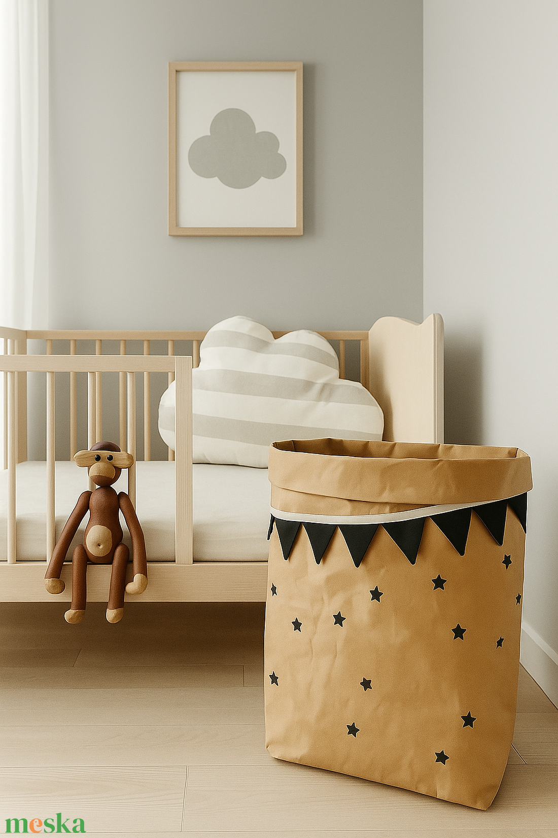 Zászlófüzér, Textil Girland Dekoráció, Babaszoba Dekor, Mini Háromszög Zászló - otthon & életmód - dekoráció - fali és függő dekoráció - álomfogó - Meska.hu