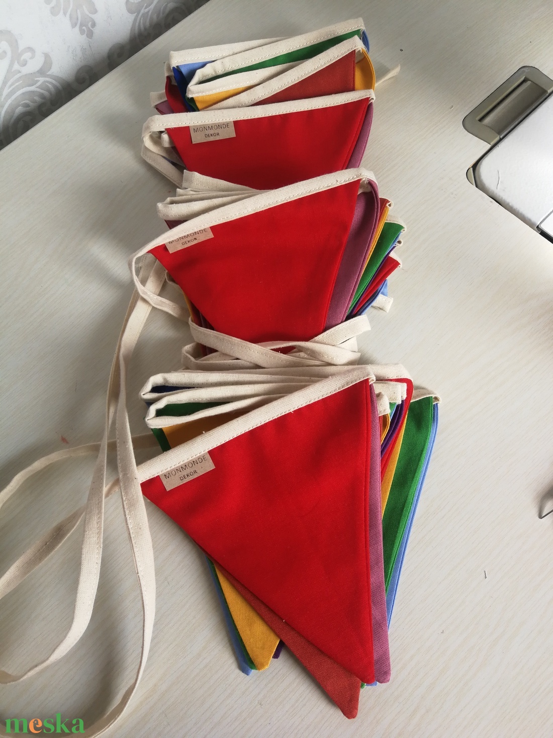 Zászlófüzér, Textil Girland Dekoráció, Babaszoba Dekor, Háromszög Zászló - otthon & életmód - babaszoba, gyerekszoba - babaszoba dekoráció - Meska.hu Zászlófüzér, Textil Girland Dekoráció, Babaszoba Dekor, Háromszög Zászló - otthon & életmód - babaszoba, gyerekszoba - babaszoba dekoráció - Meska.hu