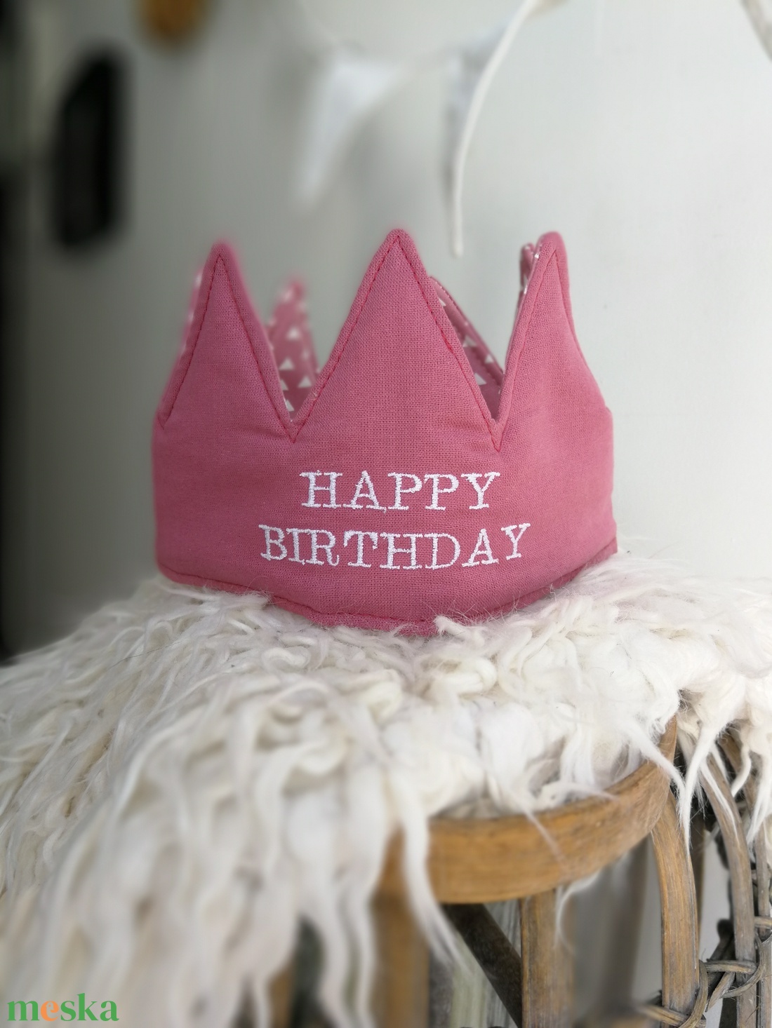 AKCIÓS Textil korona, fejdísz - Happy Birthday - játék & sport - szerepjáték - Meska.hu AKCIÓS Textil korona, fejdísz - Happy Birthday - játék & sport - szerepjáték - Meska.hu