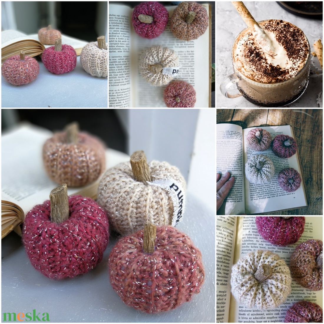  Őszi tök válogatás, pumpkins - 4 db/szett - otthon & életmód - dekoráció - dísztárgy - Meska.hu