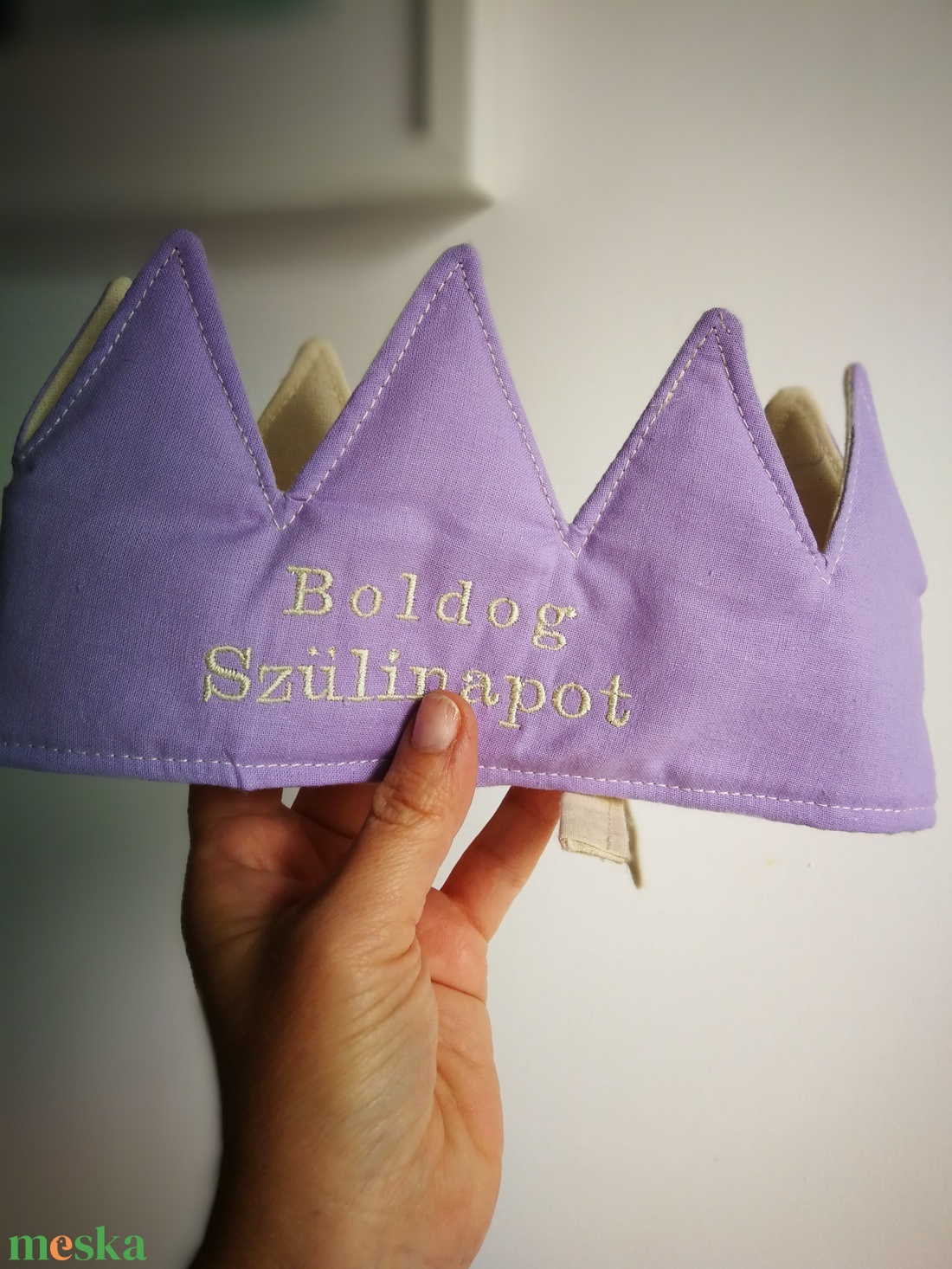 Textil korona, fejdísz - Boldog szülinapot - játék & sport - szerepjáték - Meska.hu