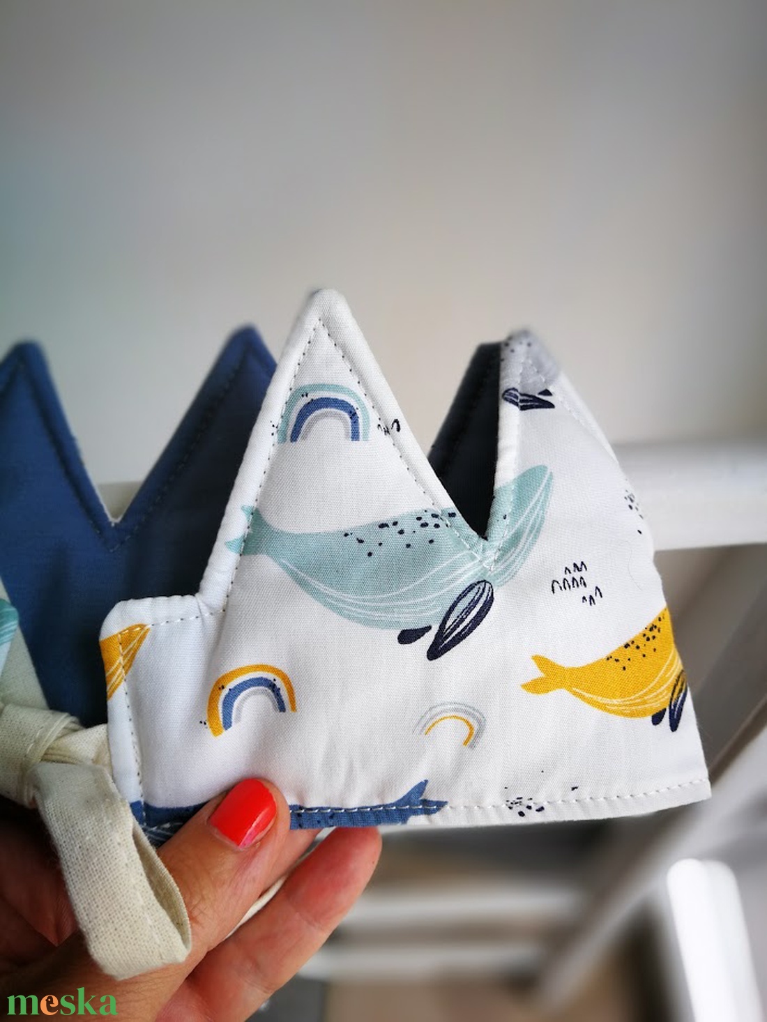 Textil korona, fejdísz - nyári változat - játék & sport - szerepjáték - Meska.hu