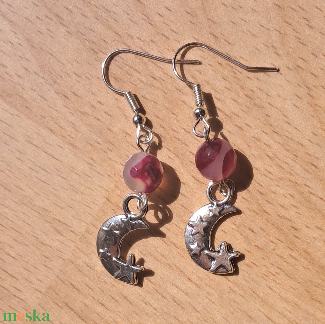 Anna fülbevaló 3 - ékszer - fülbevaló - lógó fülbevaló - Meska.hu