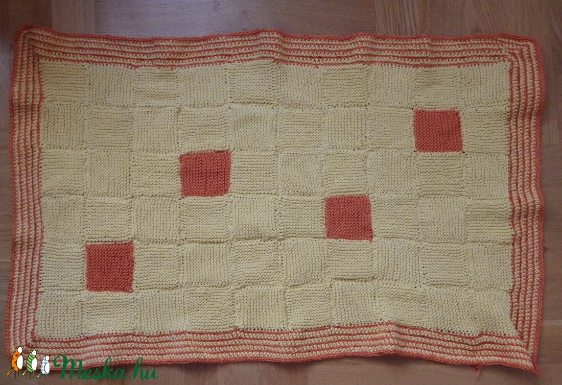 Kötött pamut baba takaró patchwork stílusban - - Meska.hu Kötött pamut baba takaró patchwork stílusban - - Meska.hu