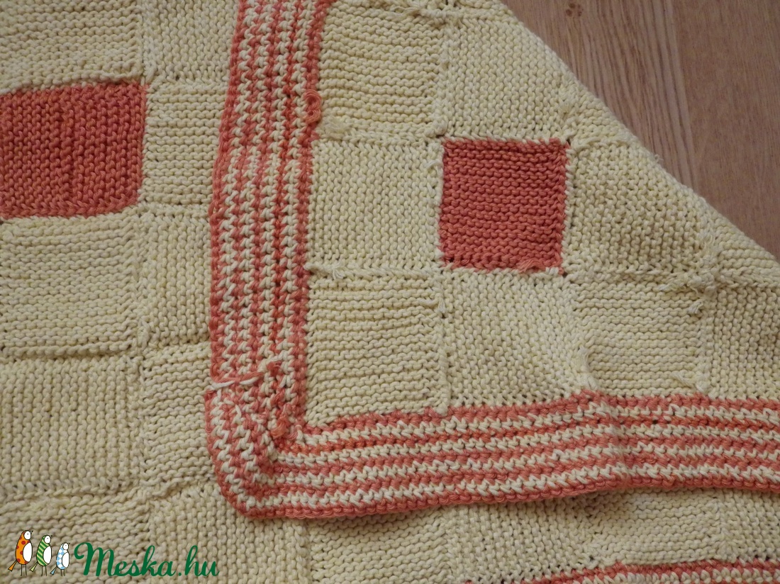Kötött pamut baba takaró patchwork stílusban - - Meska.hu Kötött pamut baba takaró patchwork stílusban - - Meska.hu