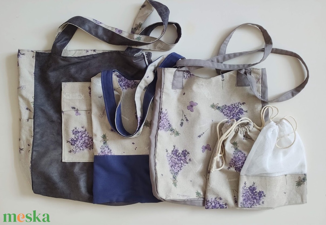 Levendulás vászon szatyor és zero waste zsákocska - táska & tok - bevásárlás & shopper táska - shopper, textiltáska, szatyor - Meska.hu Levendulás vászon szatyor és zero waste zsákocska - táska & tok - bevásárlás & shopper táska - shopper, textiltáska, szatyor - Meska.hu