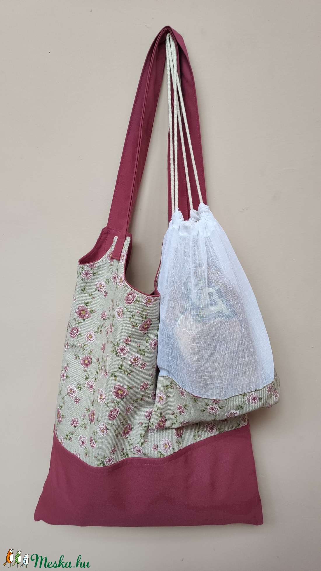 Virágos vászon szatyor és zero waste zsákocska - táska & tok - bevásárlás & shopper táska - shopper, textiltáska, szatyor - Meska.hu Virágos vászon szatyor és zero waste zsákocska - táska & tok - bevásárlás & shopper táska - shopper, textiltáska, szatyor - Meska.hu