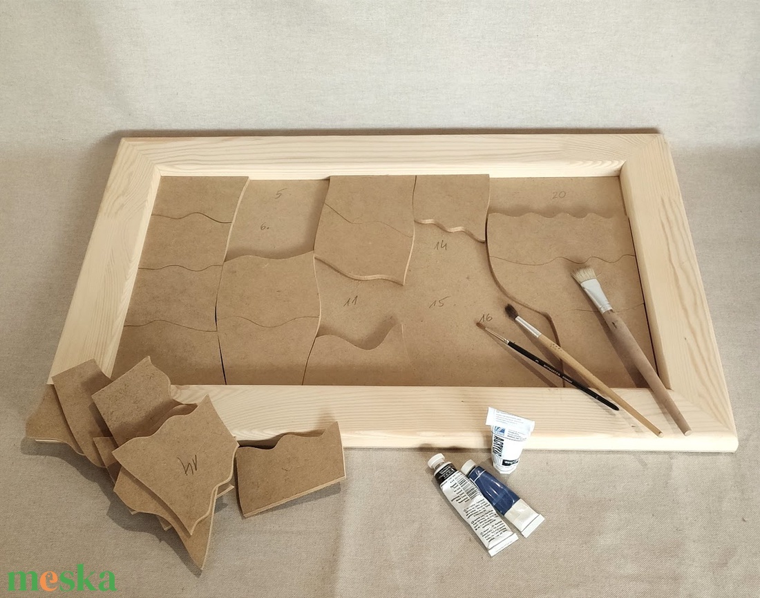 Mozaik kép élményfestéshez - diy (csináld magad) - egységcsomag - Meska.hu