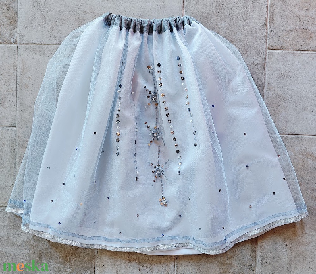 JÉGKIRÁLYNŐ tüll szoknya jelmez - ruha & divat - jelmez & álarc - jelmez - Meska.hu