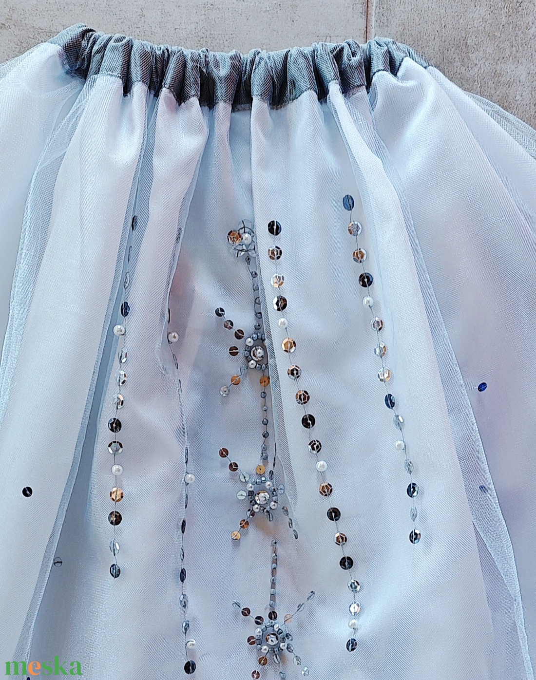 JÉGKIRÁLYNŐ tüll szoknya - ruha & divat - gyerekruha - szoknya - Meska.hu