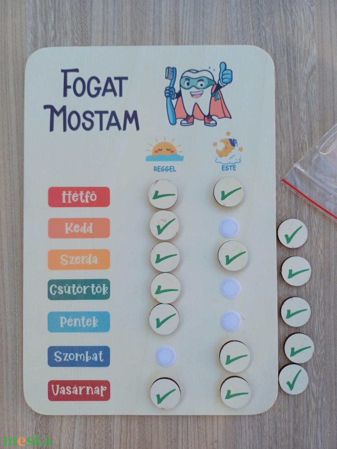 Montessori jellegű oktató eszközök  - játék & sport - készségfejlesztő és logikai játék - oktató játékok - Meska.hu