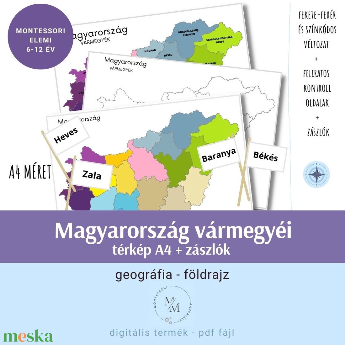Magyarország vármegyéi térkép - A4 plakátok + térkép zászlók a vármegyék neveivel - játék & sport - készségfejlesztő és logikai játék - oktató játékok - Meska.hu Magyarország vármegyéi térkép - A4 plakátok + térkép zászlók a vármegyék neveivel - játék & sport - készségfejlesztő és logikai játék - oktató játékok - Meska.hu