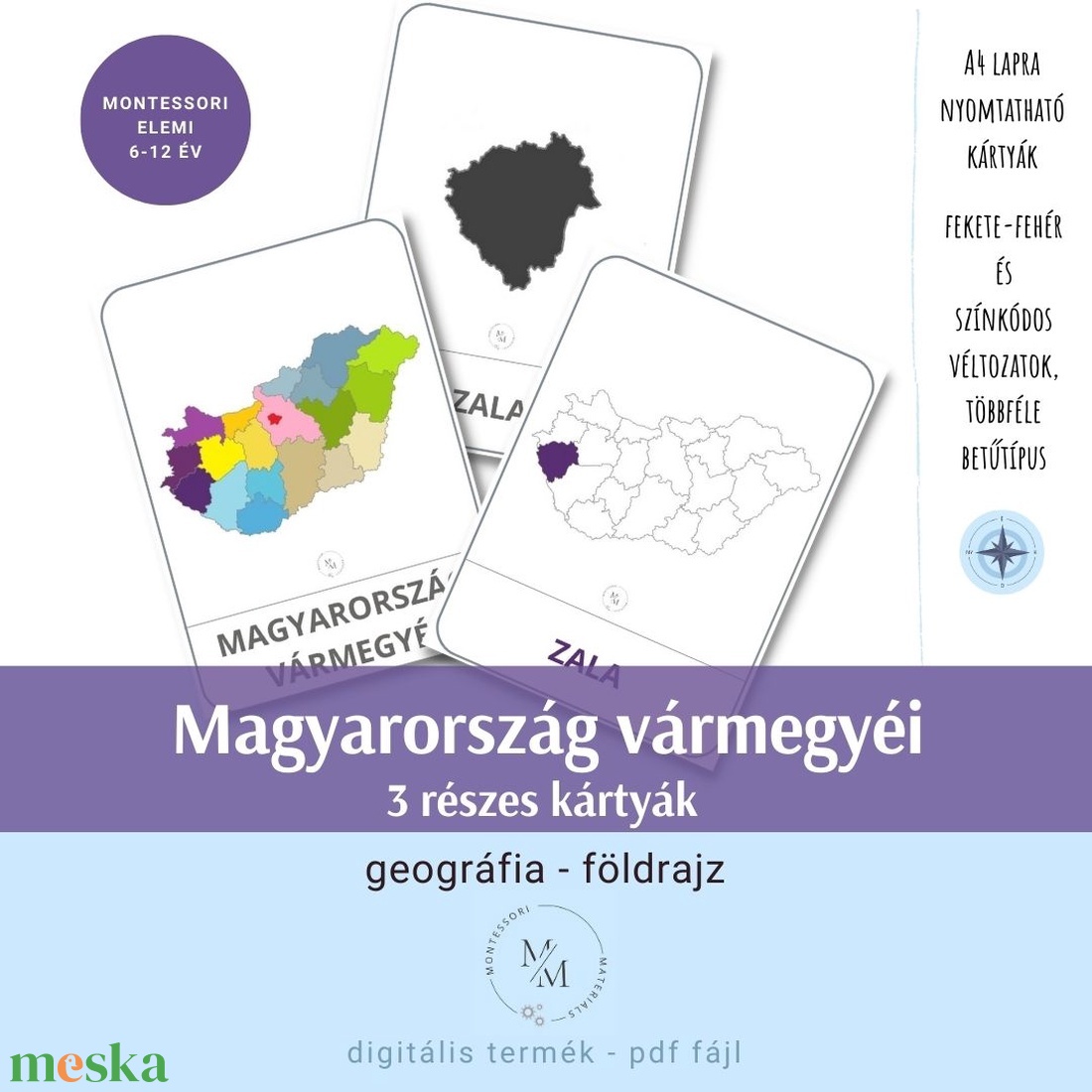 Magyarország vármegyéi 3 részes kártyák - többféle választható csomag! - játék & sport - készségfejlesztő és logikai játék - oktató játékok - Meska.hu Magyarország vármegyéi 3 részes kártyák - többféle választható csomag! - játék & sport - készségfejlesztő és logikai játék - oktató játékok - Meska.hu