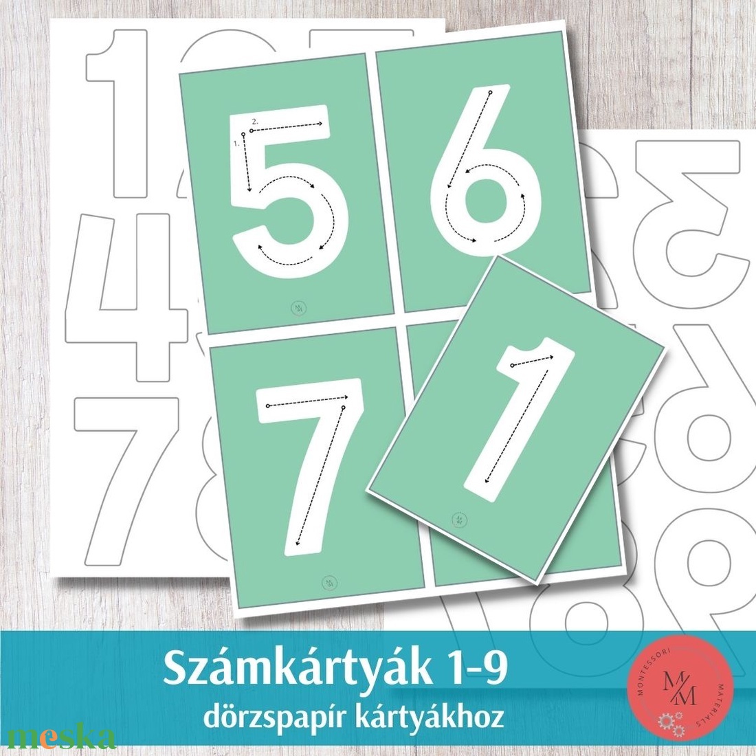 Montessori dörzspapír számkártyák 1-9 - játék & sport - készségfejlesztő és logikai játék - oktató játékok - Meska.hu Montessori dörzspapír számkártyák 1-9 - játék & sport - készségfejlesztő és logikai játék - oktató játékok - Meska.hu
